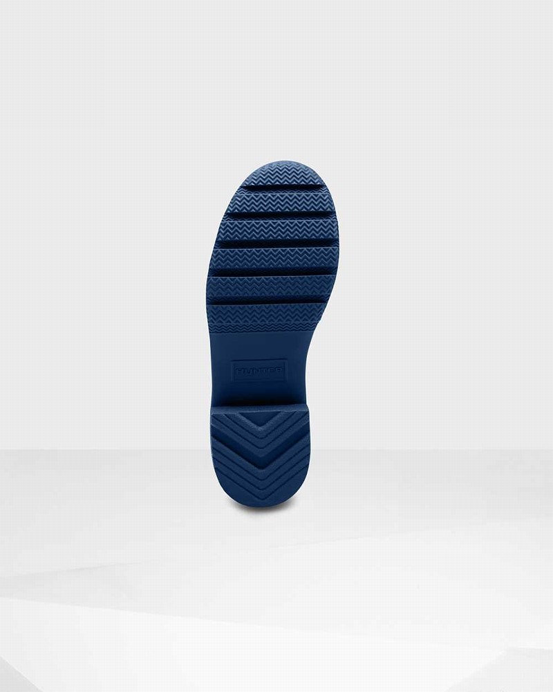 Hunter Original Tour Foldable Short Mid-Calf Women Rain Boots Navy | 854975913
