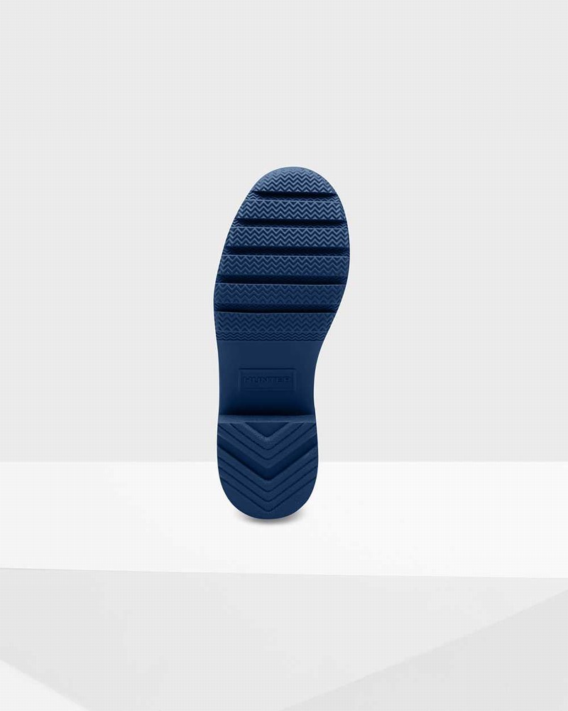 Hunter Original Tour Foldable Tall Women Rain Boots Navy | 499625115