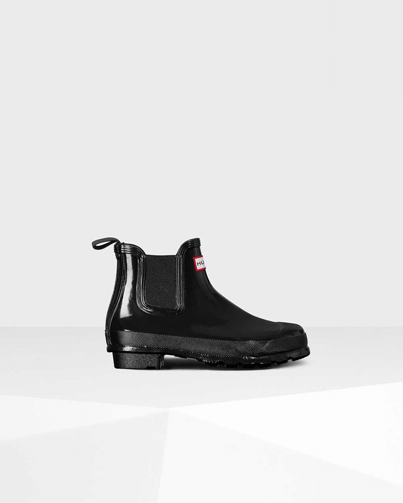 Hunter Original Women Chelsea Boots Black | 462012785