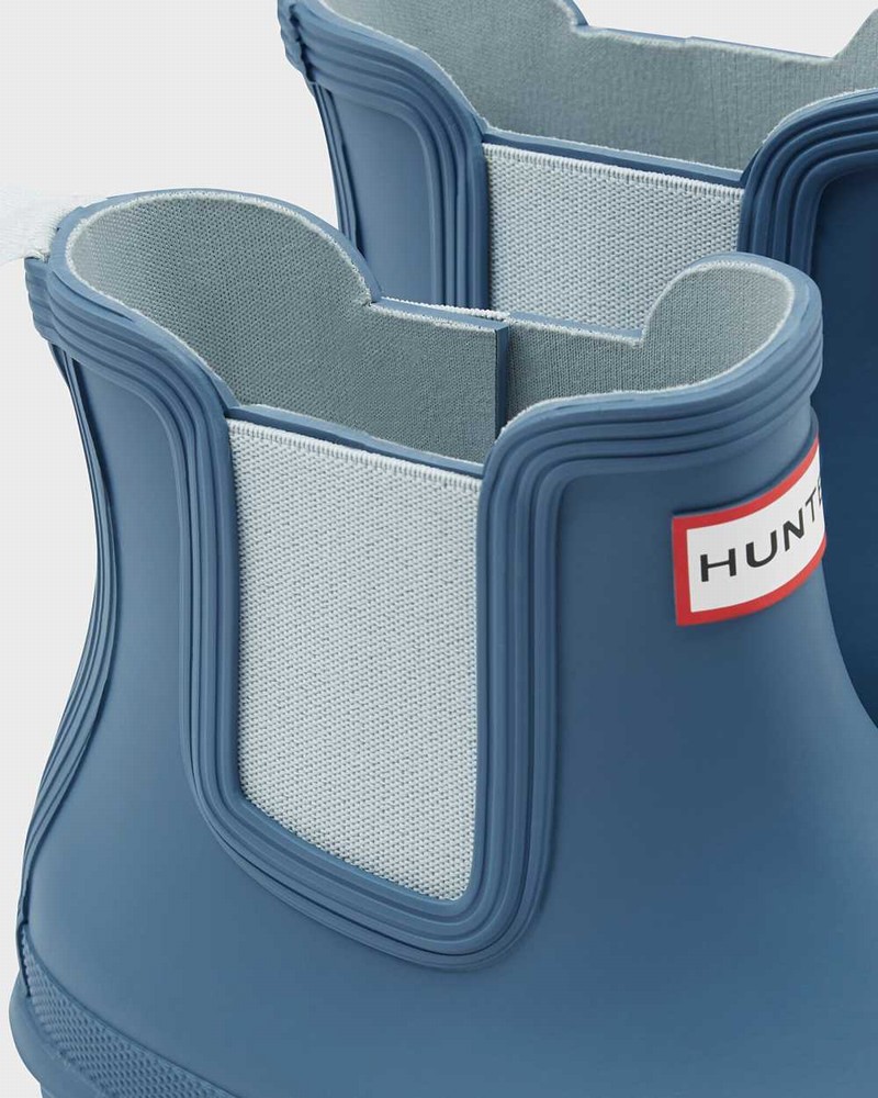 Hunter Original Women Chelsea Boots Blue | 440759900