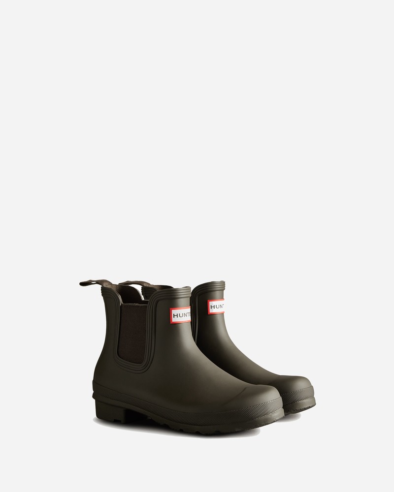 Hunter Original Women Chelsea Boots Chocolate | 706893346
