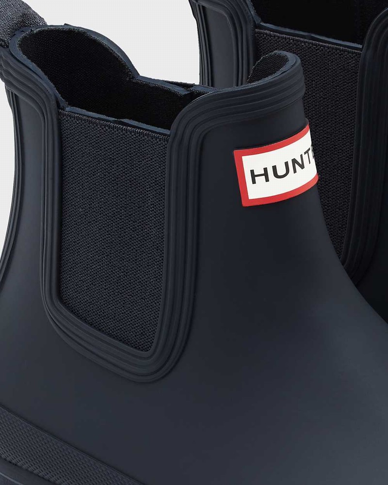 Hunter Original Women Chelsea Boots Navy | 560160951