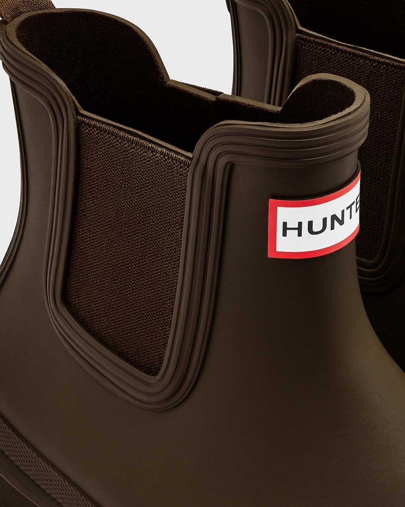Hunter Original Women Chelsea Boots Olive | 47778948