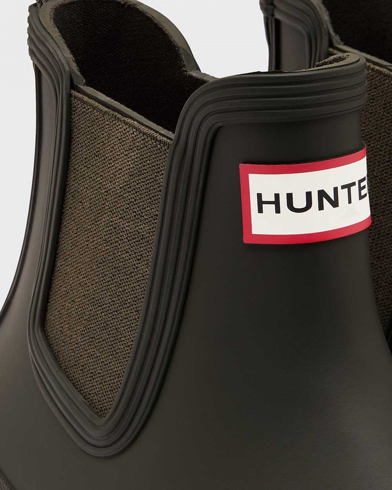 Hunter Original Women Chelsea Boots Olive | 568182492