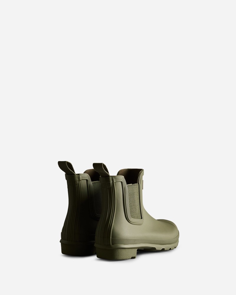 Hunter Original Women Chelsea Boots Olive | 616294238