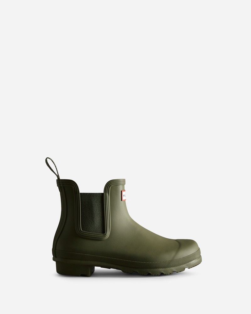 Hunter Original Women Chelsea Boots Olive | 616294238