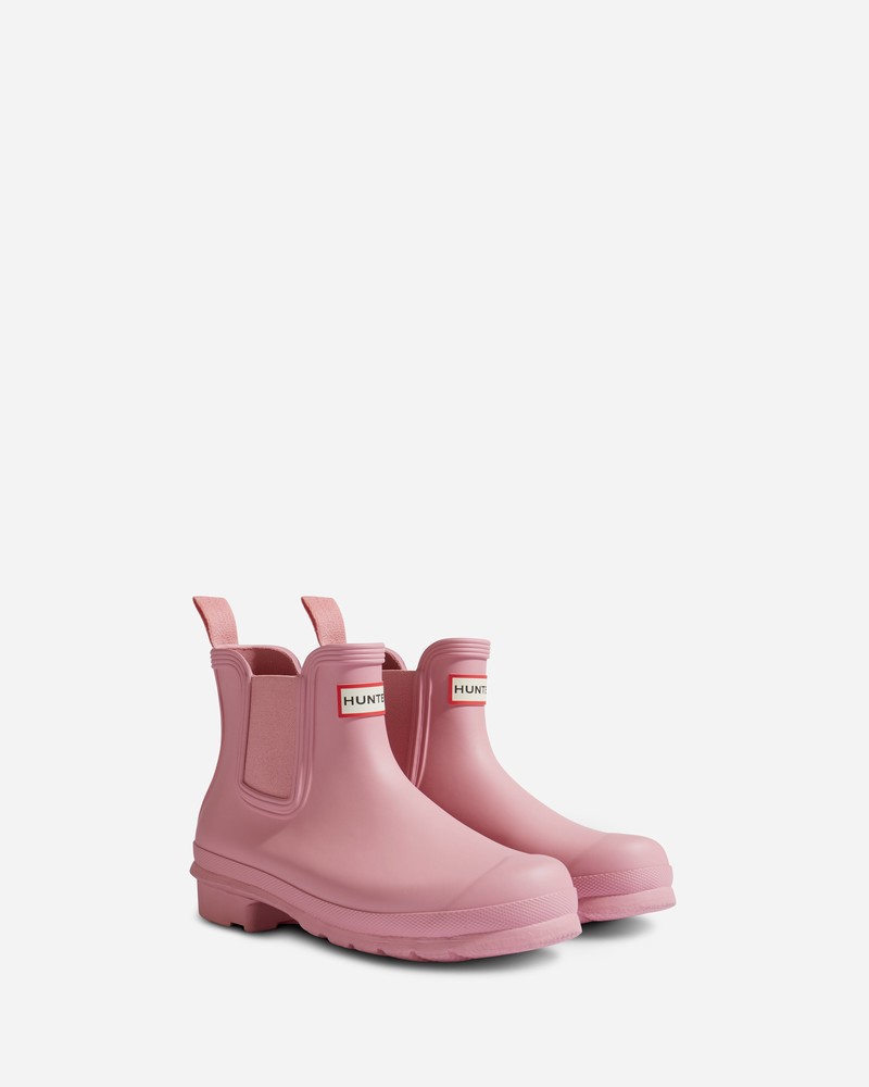 Hunter Original Women Chelsea Boots Pink | 51254399