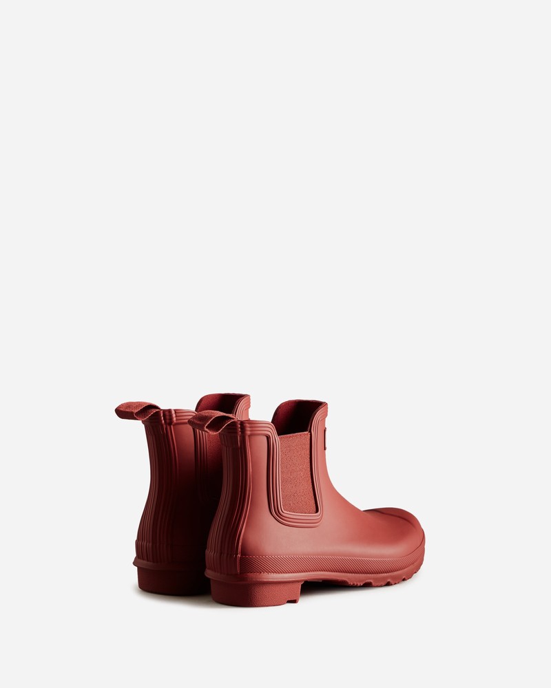 Hunter Original Women Chelsea Boots Red | 520103773