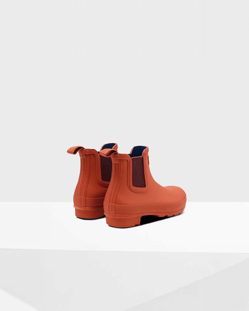 Hunter Original Women Chelsea Boots Red | 547464582
