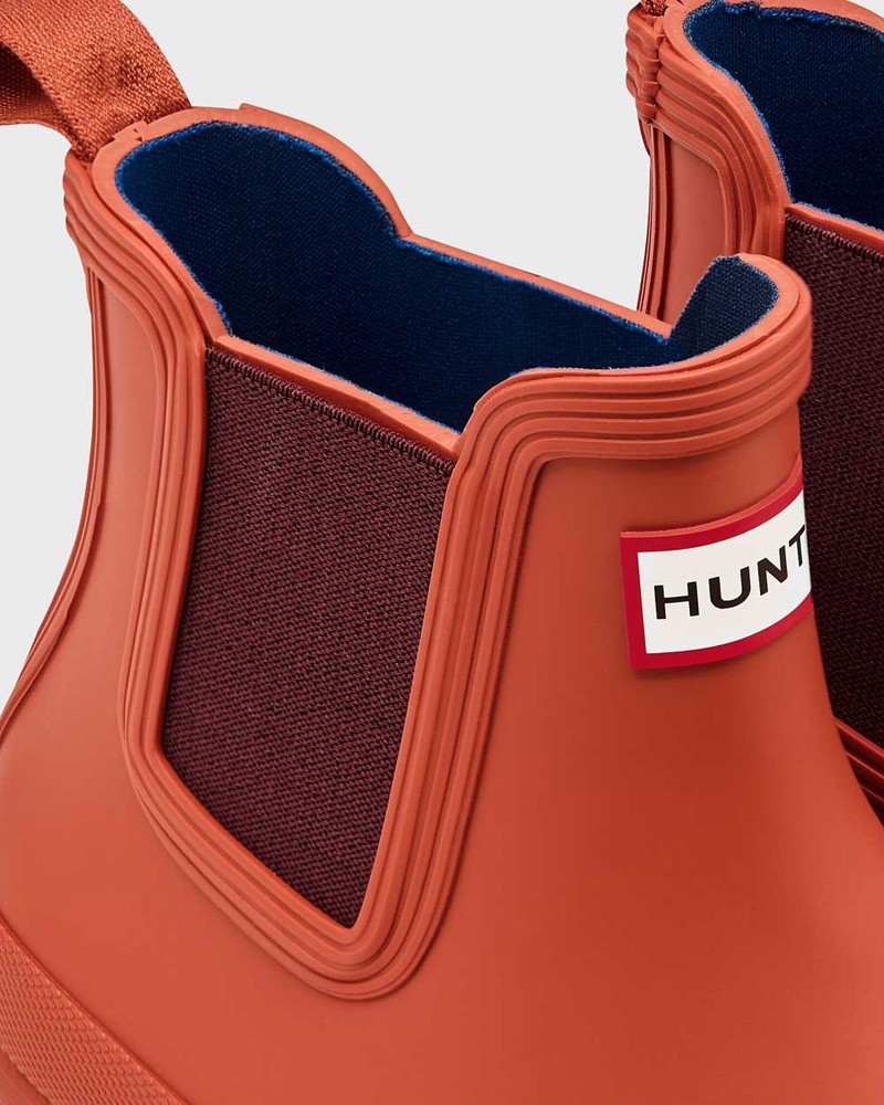 Hunter Original Women Chelsea Boots Red | 547464582