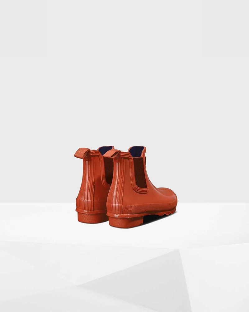 Hunter Original Women Chelsea Boots Red | 872156697