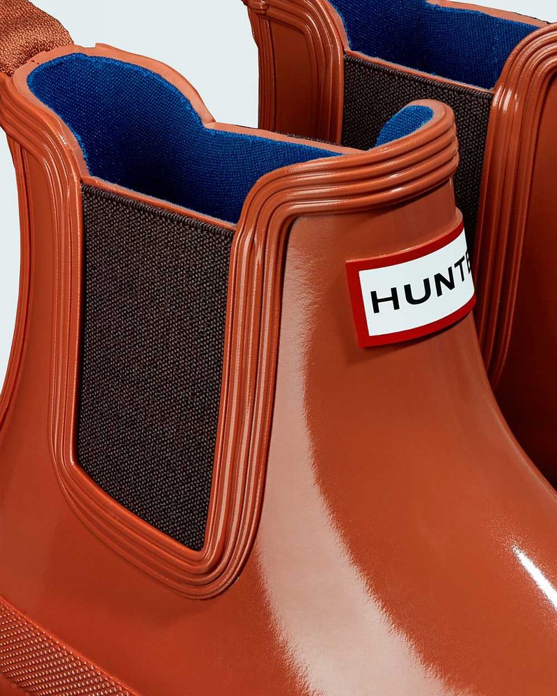 Hunter Original Women Chelsea Boots Red | 872156697