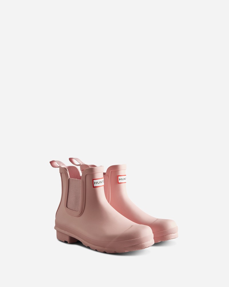 Hunter Original Women Chelsea Boots Rose | 118201566