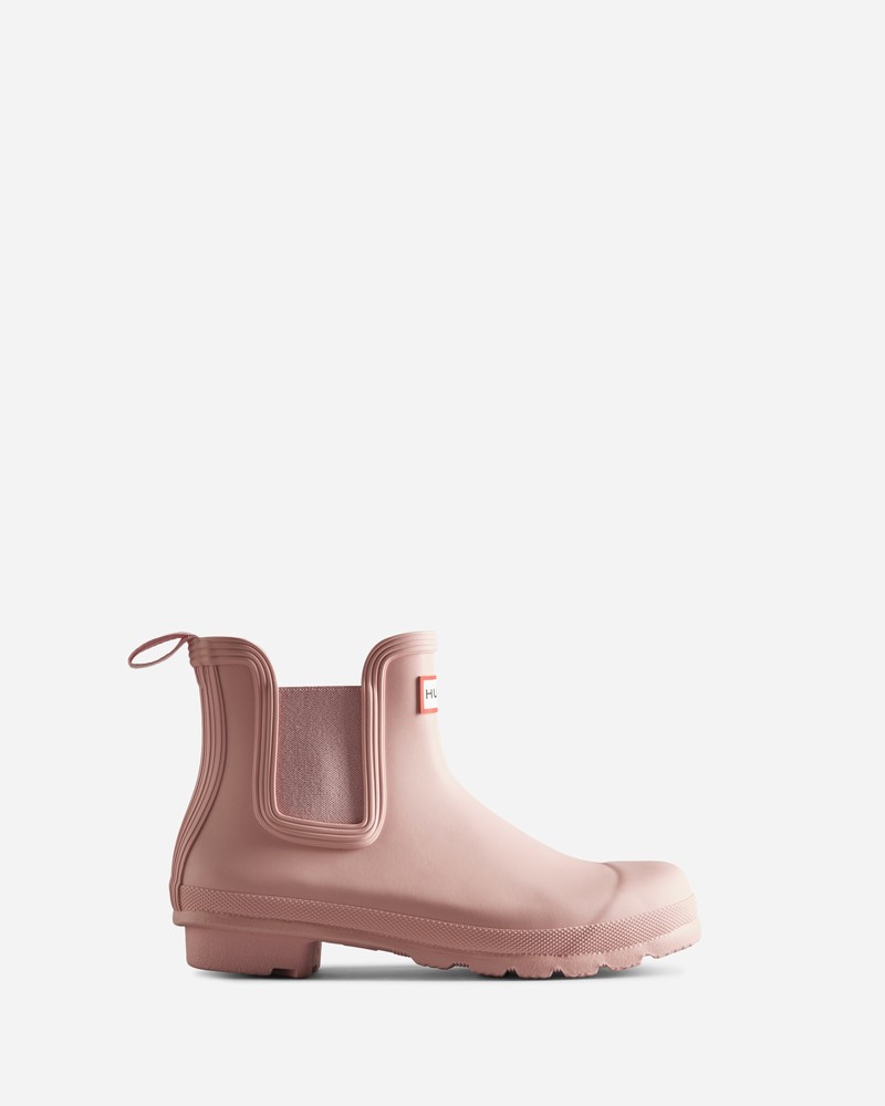 Hunter Original Women Chelsea Boots Rose | 118201566
