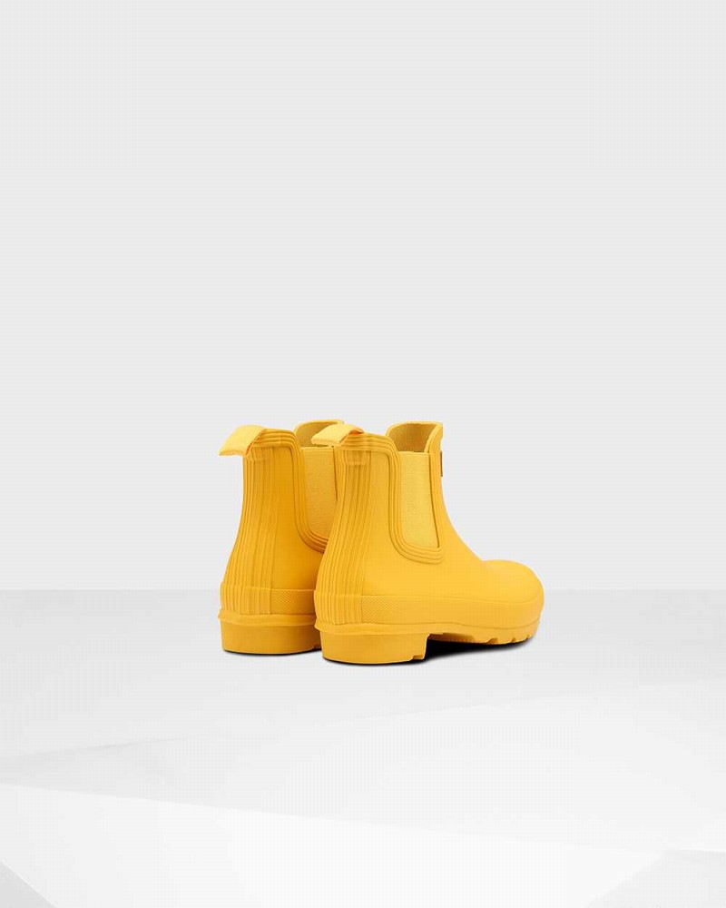 Hunter Original Women Chelsea Boots Yellow | 180647066