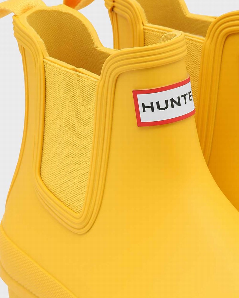 Hunter Original Women Chelsea Boots Yellow | 180647066