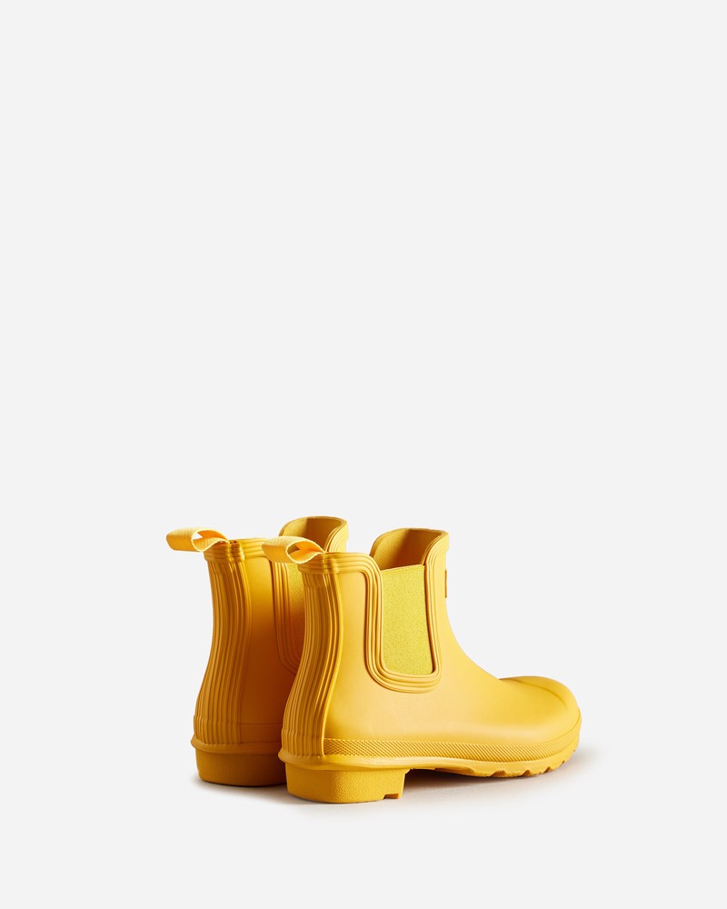 Hunter Original Women Chelsea Boots Yellow | 784817310