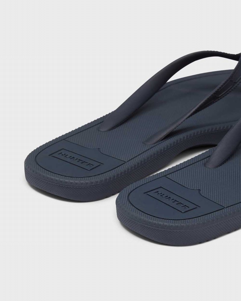 Hunter Original Women Flip Flops Navy | 461205864