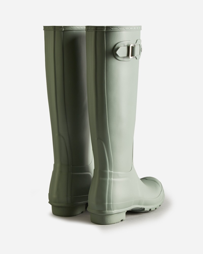 Hunter Original Women Tall Boots Green | 598429790