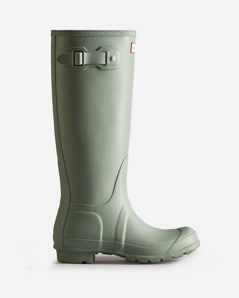 Hunter Original Women Tall Boots Green | 598429790