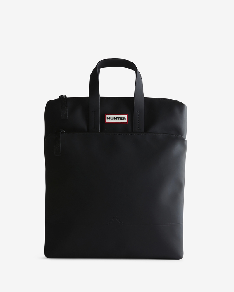 Hunter Original rubberised commuter Women Backpacks Black | 415329080