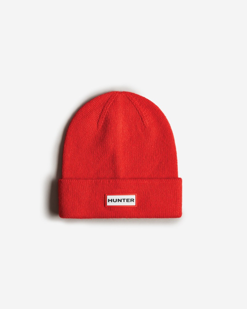 Hunter Play Essential Cuff Kids\' Beanie Red | 827837776