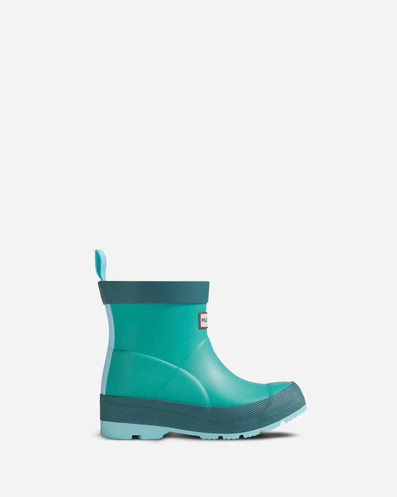 Hunter Play Kids\' Boots Turquoise | 349870008