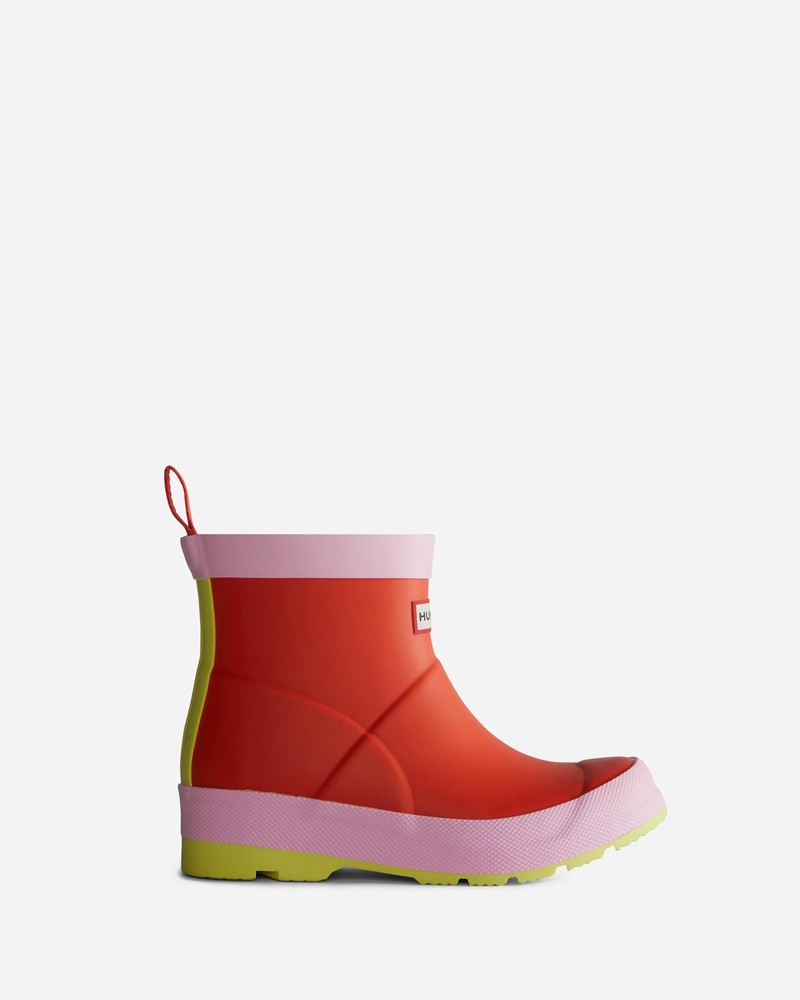 Hunter Play Kids\' Wellington Boots Red | 619201859