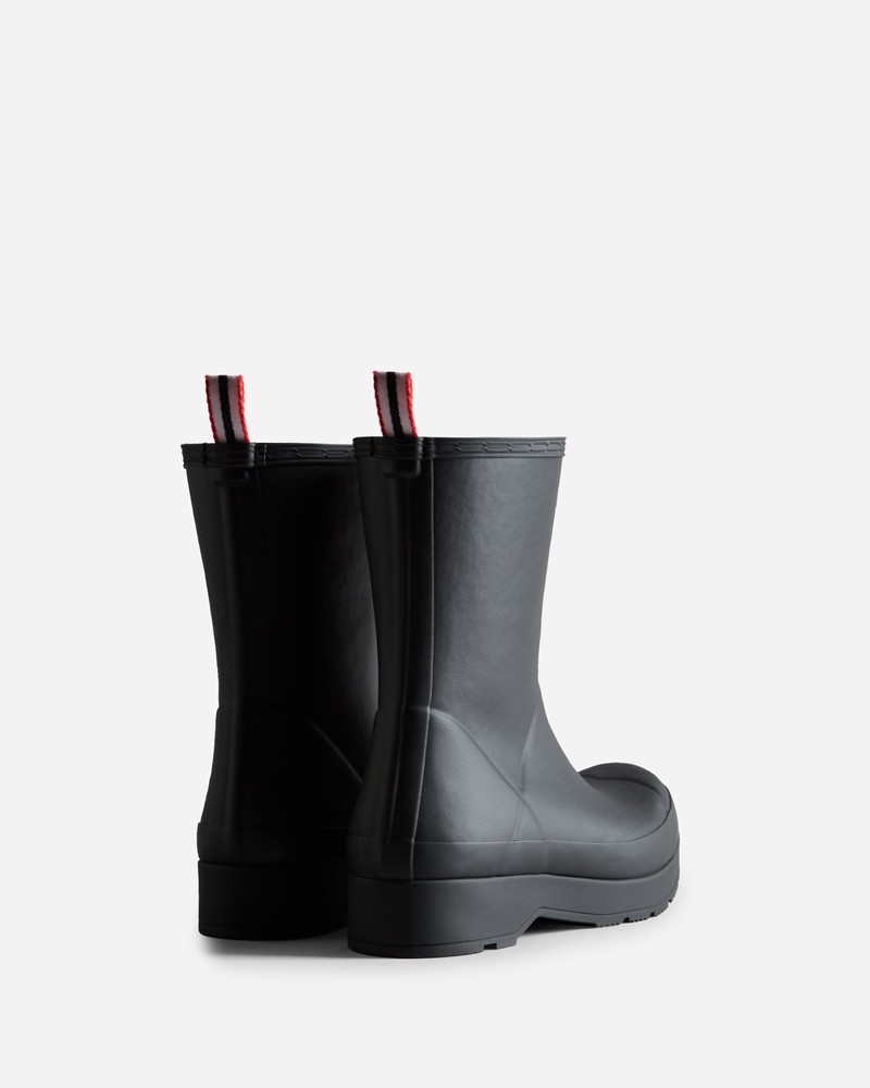 Hunter Play Mid Insulated Men Boots Black | 243837978