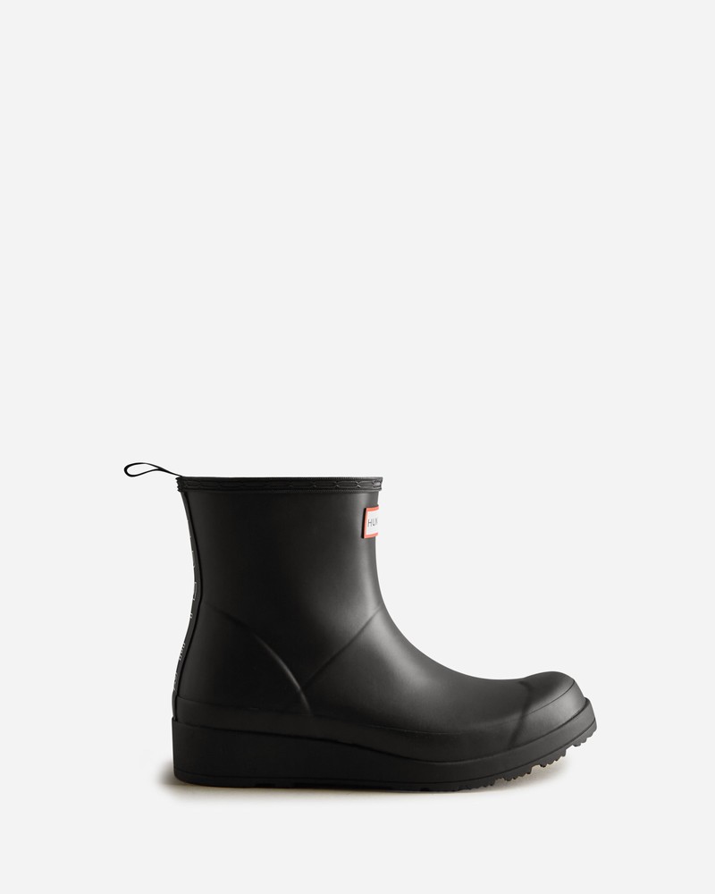 Hunter Play Short HUNTER Backstrap Women Wellington Boots Black | 581002367