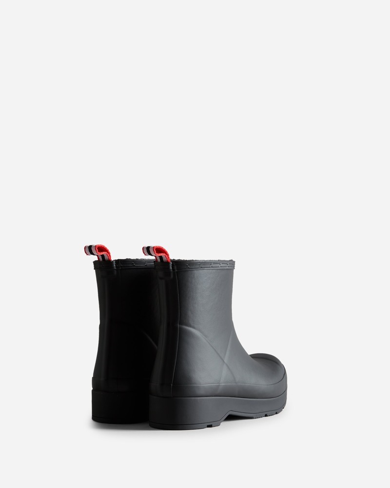 Hunter Play Short Insulated Men Boots Black | 546469656