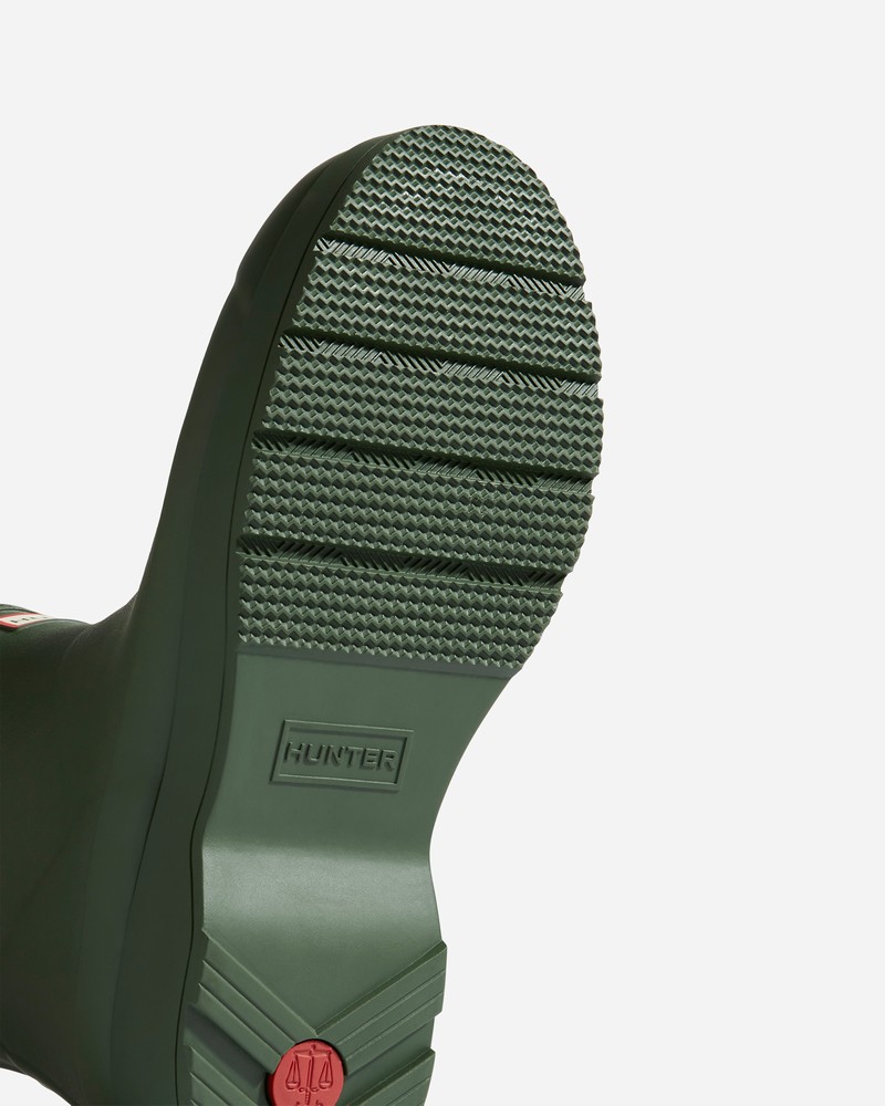 Hunter Play Short Insulated Men Boots Green | 864762426