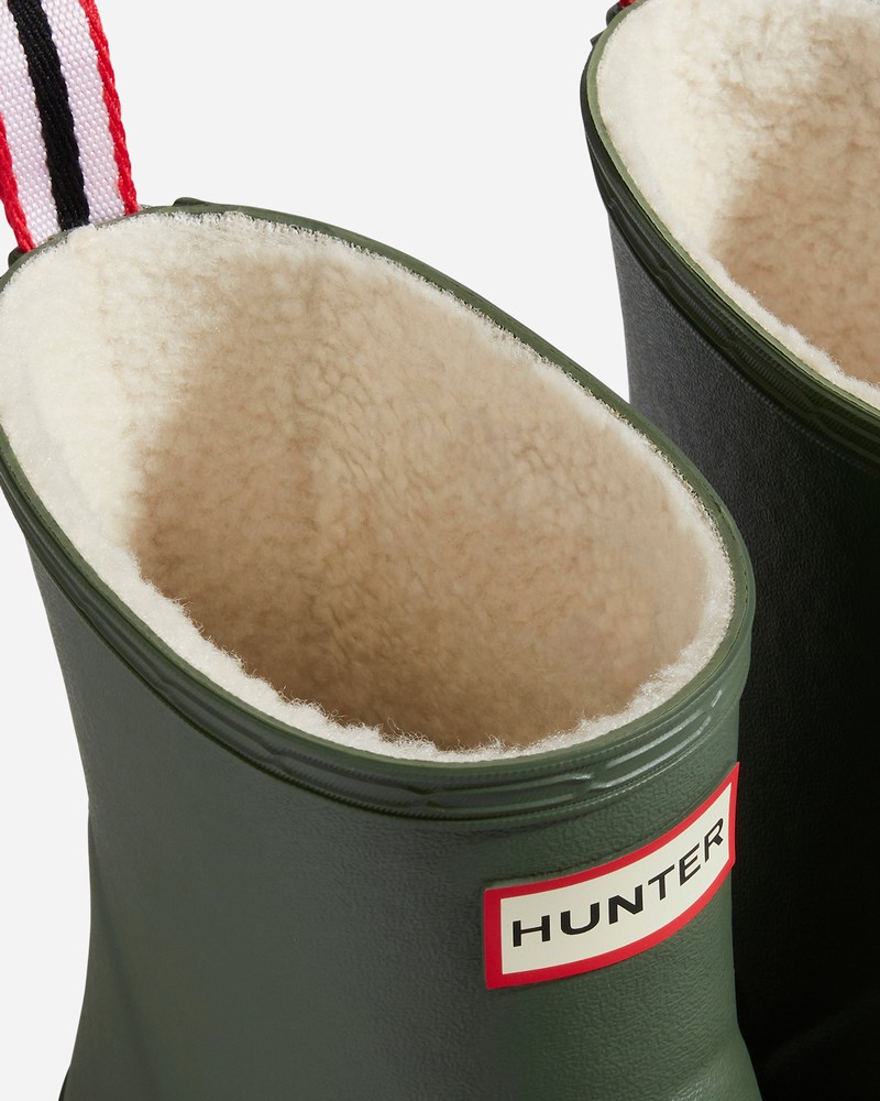 Hunter Play Short Insulated Men Boots Green | 864762426