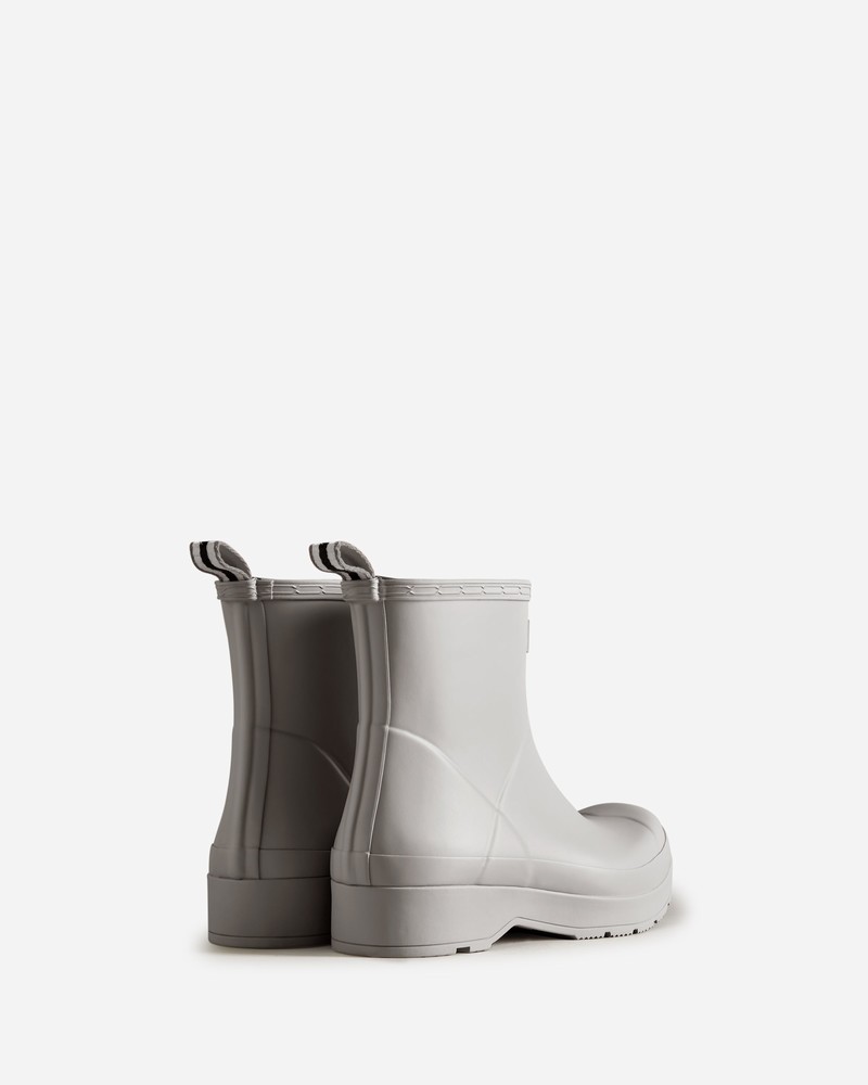 Hunter Play Short Men Wellington Boots Grey | 125966297