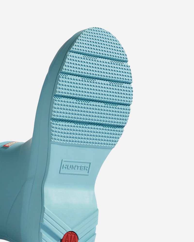 Hunter Play Short Men Wellington Boots Turquoise | 859589947