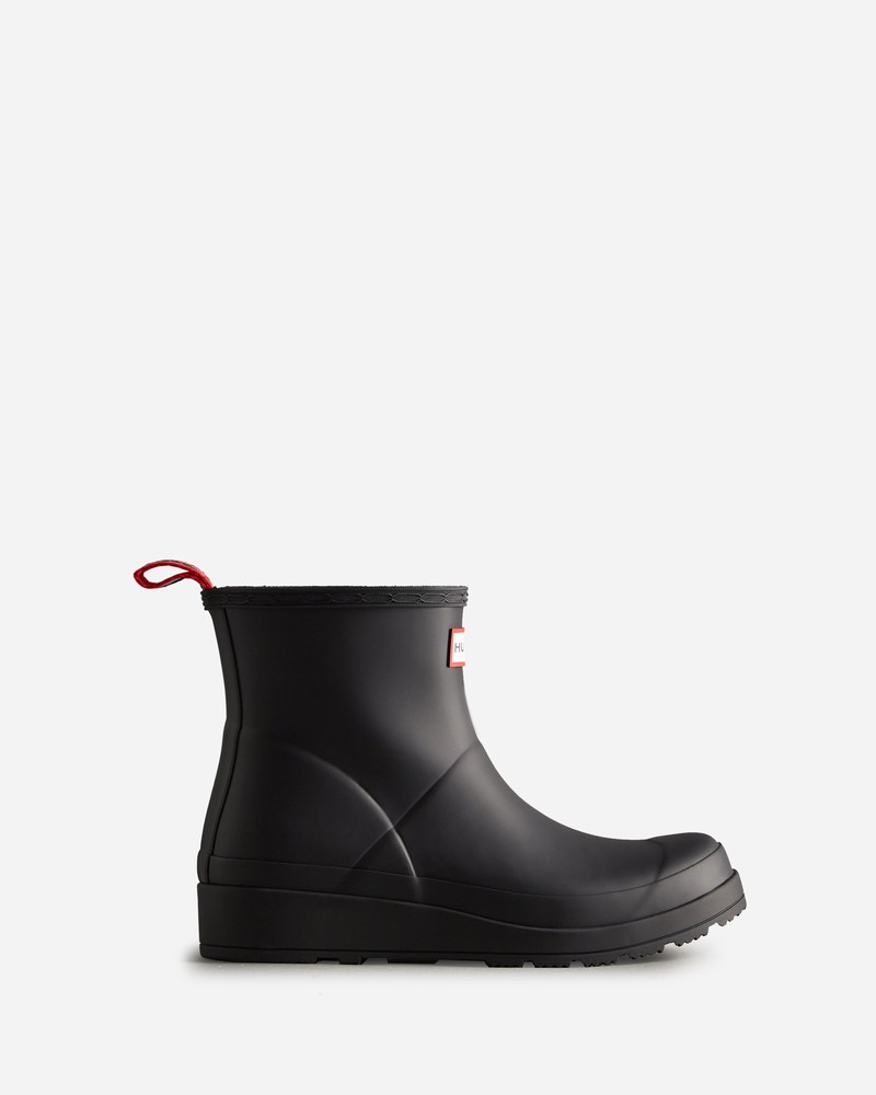 Hunter Play Short Women Wellington Boots Black | 992969185