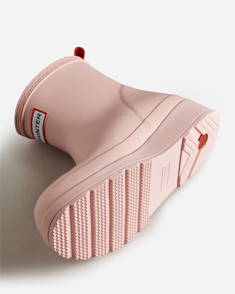 Hunter Play Short Women Wellington Boots Pink | 491164422