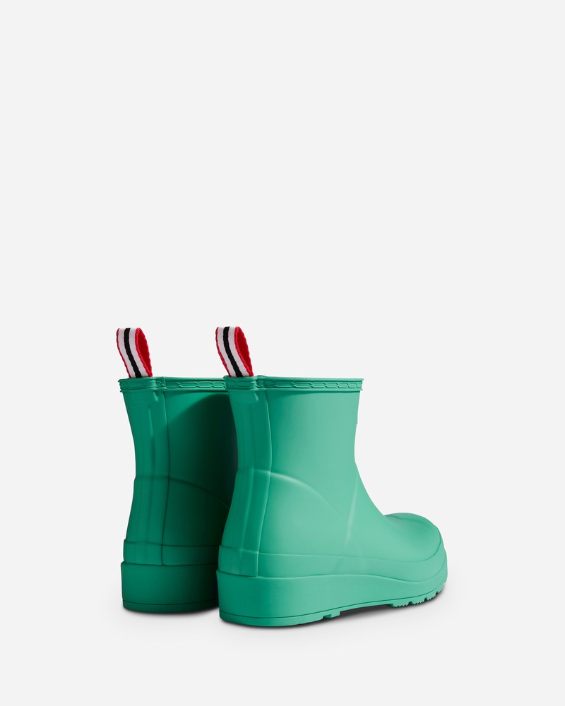 Hunter Play Short Women Wellington Boots Green | 158663820