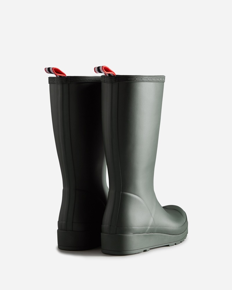 Hunter Play Tall Women Wellington Boots Green | 941518071
