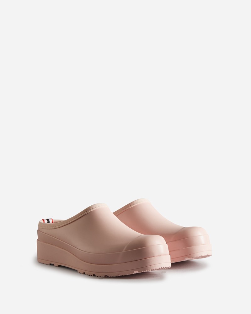 Hunter Play Women Clogs Pink | 871889799