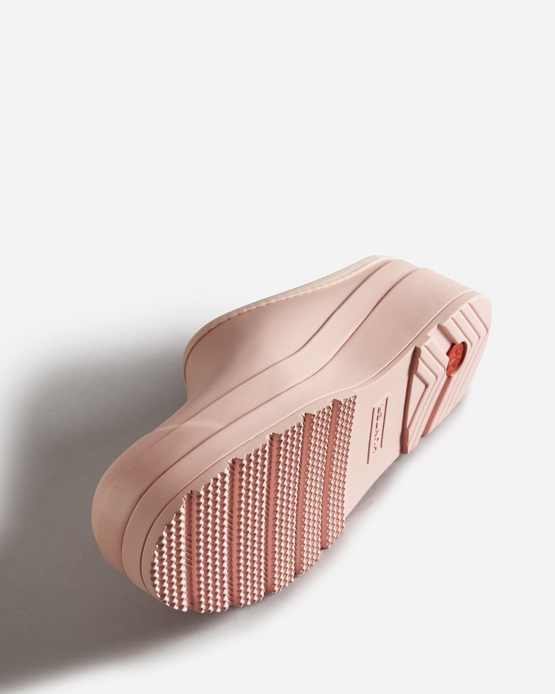 Hunter Play Women Clogs Pink | 871889799