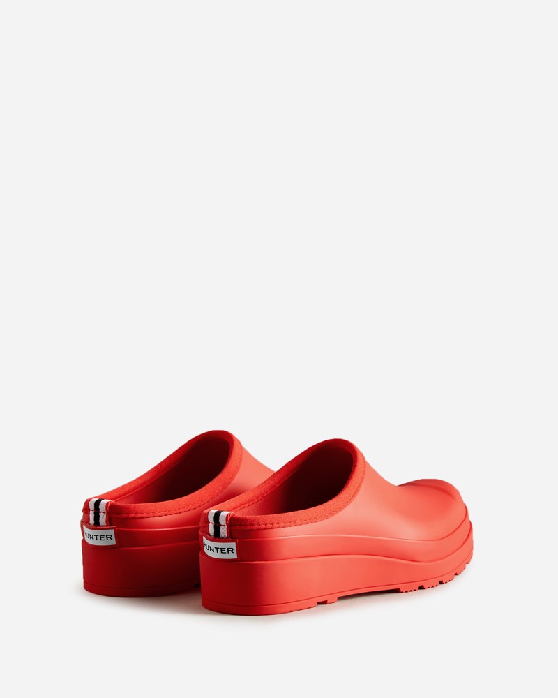 Hunter Play Women Clogs Red | 830396194