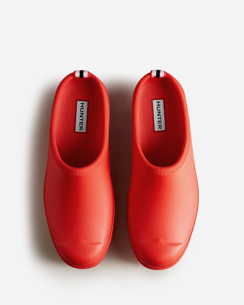 Hunter Play Women Clogs Red | 830396194