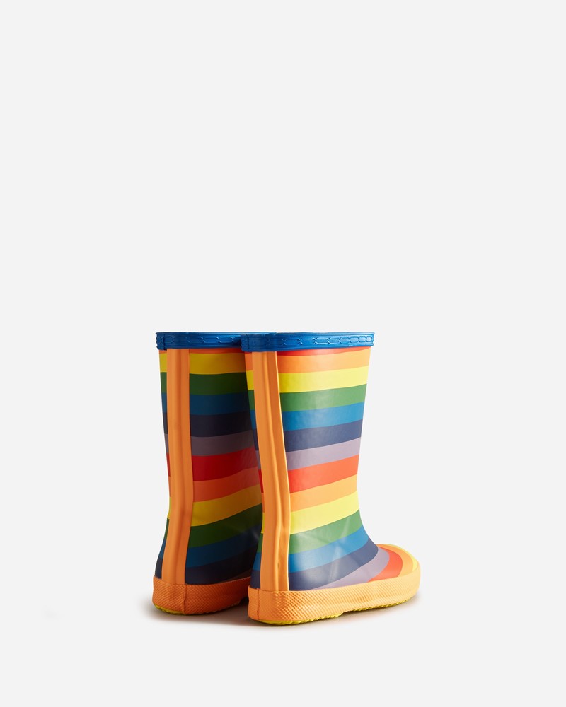 Hunter Rainbow Kids' Wellington Boots Multicolor | 513481538