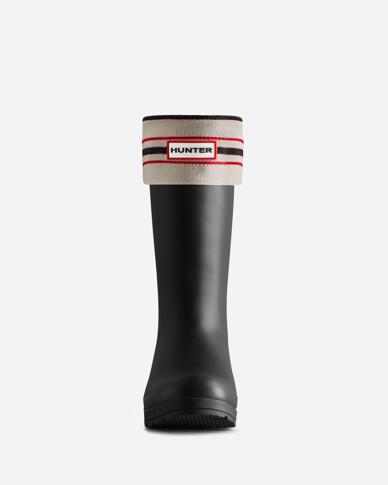 Hunter Recycled Play Boot Men Socks Black | 345936523