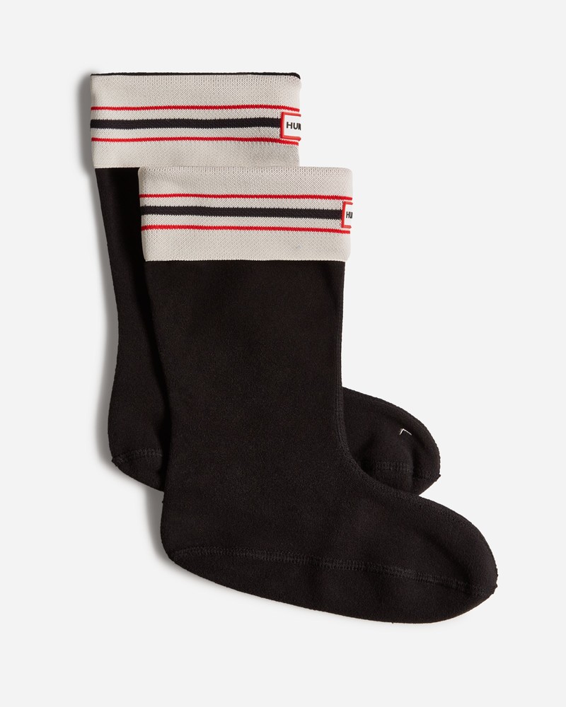 Hunter Recycled Play Boot Women Socks Black | 616336253