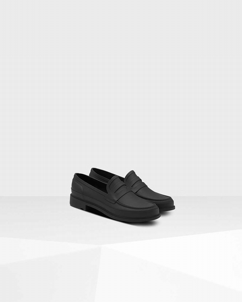 Hunter Refined Penny Men Loafers Black | 217126362