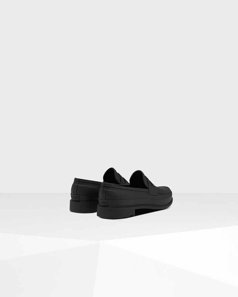 Hunter Refined Penny Men Loafers Black | 217126362