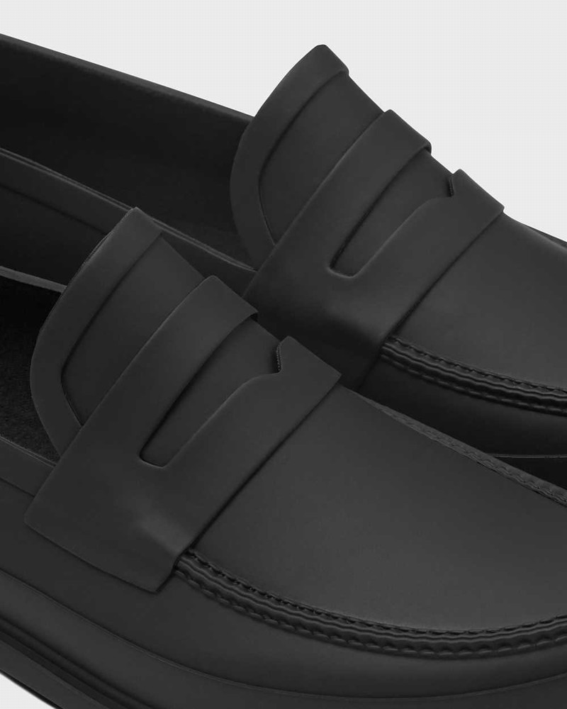 Hunter Refined Penny Men Loafers Black | 217126362