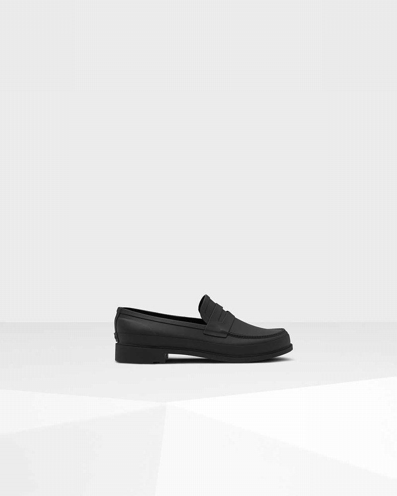Hunter Refined Penny Men Loafers Black | 217126362